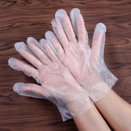 Guantes compostables biodegradables desechables de grado alimenticio