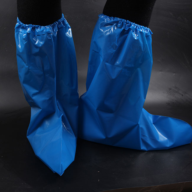 Cubrezapatos desechables Cordón impermeable Cubrezapatos de PE Cubrezapatos para días lluviosos Fuera de la puerta Cubrezapatos