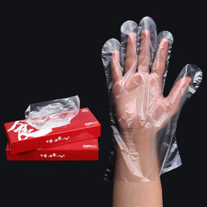 Embalaje individual de guantes de PE desechables